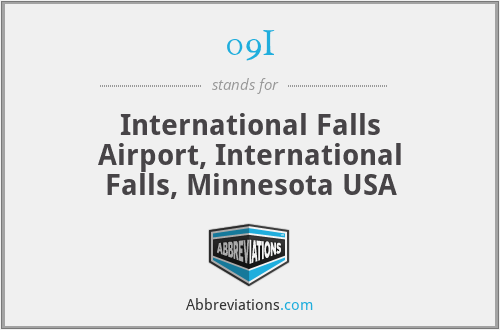 09I - International Falls Airport, International Falls, Minnesota USA