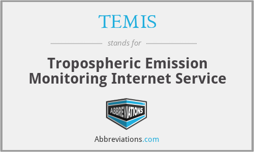 TEMIS - Tropospheric Emission Monitoring Internet Service