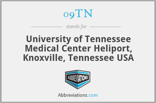 09TN - University of Tennessee Medical Center Heliport, Knoxville, Tennessee USA