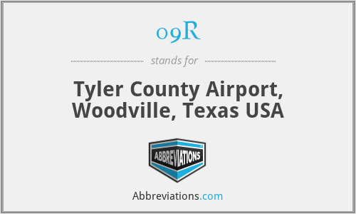 09R - Tyler County Airport, Woodville, Texas USA