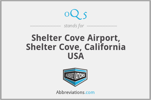 0Q5 - Shelter Cove Airport, Shelter Cove, California USA