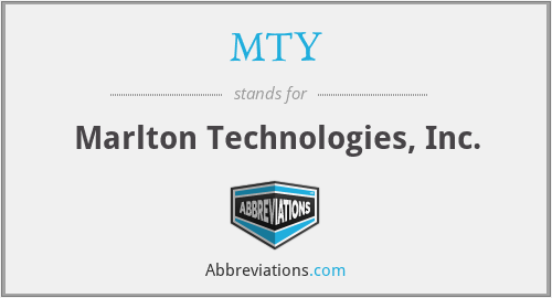 MTY - Marlton Technologies, Inc.