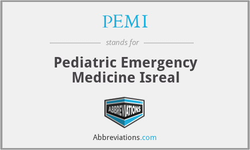 PEMI - Pediatric Emergency Medicine Isreal