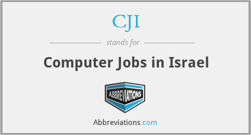 CJI - Computer Jobs in Israel