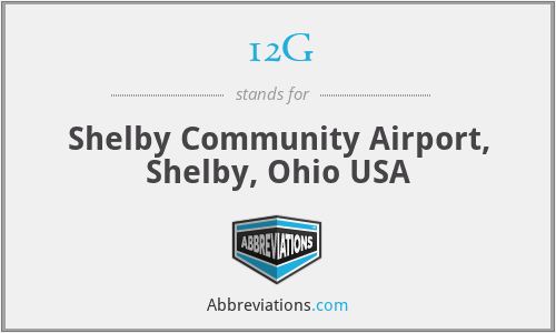 12G - Shelby Community Airport, Shelby, Ohio USA