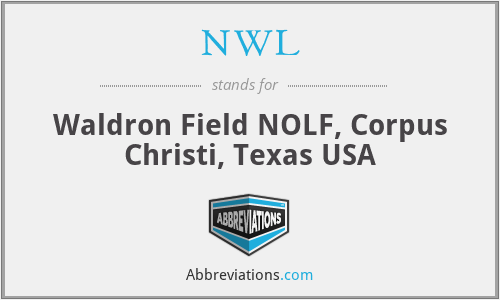 NWL - Waldron Field NOLF, Corpus Christi, Texas USA
