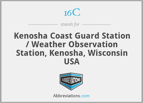 16C - Kenosha Coast Guard Station / Weather Observation Station, Kenosha, Wisconsin USA