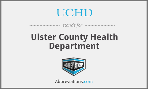 UCHD - Ulster County Health Department