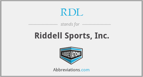 RDL - Riddell Sports, Inc.