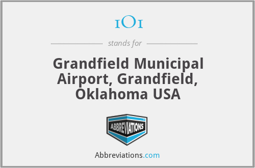 1O1 - Grandfield Municipal Airport, Grandfield, Oklahoma USA