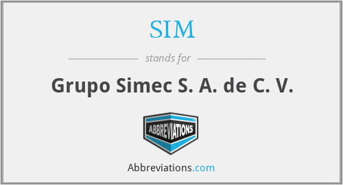 SIM - Grupo Simec S. A. de C. V.