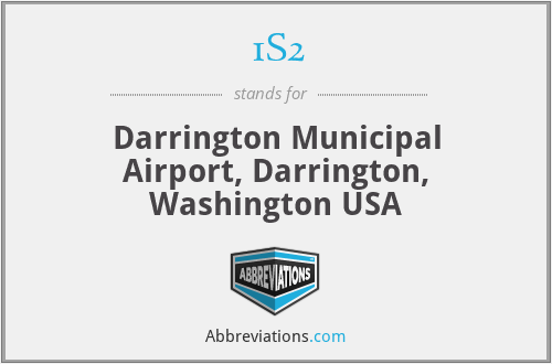 1S2 - Darrington Municipal Airport, Darrington, Washington USA