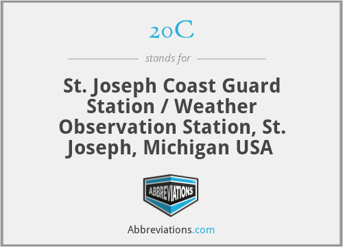 20C - St. Joseph Coast Guard Station / Weather Observation Station, St. Joseph, Michigan USA