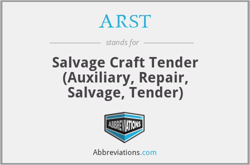 ARST - Salvage Craft Tender (Auxiliary, Repair, Salvage, Tender)