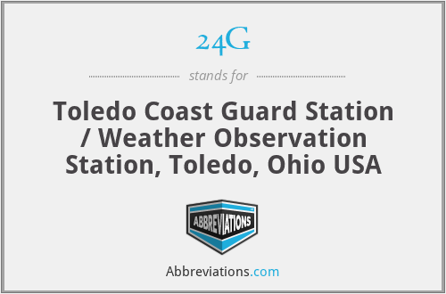 24G - Toledo Coast Guard Station / Weather Observation Station, Toledo, Ohio USA
