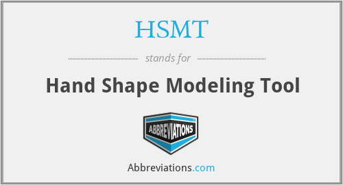 HSMT - Hand Shape Modeling Tool