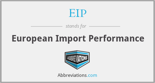 EIP - European Import Performance