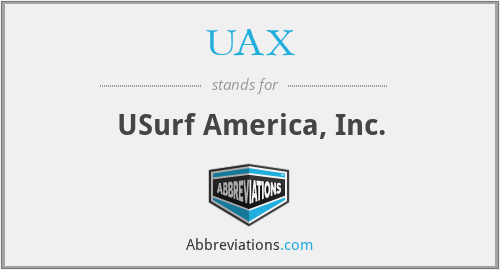 UAX - USurf America, Inc.