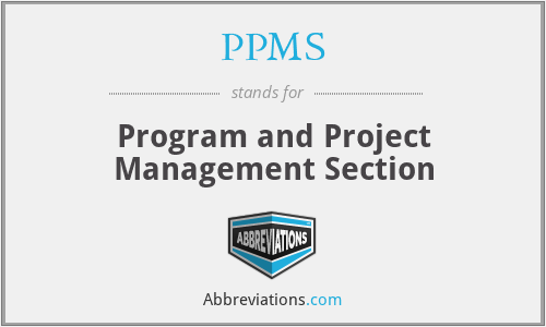 PPMS - Program and Project Management Section