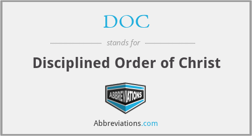 DOC - Disciplined Order of Christ