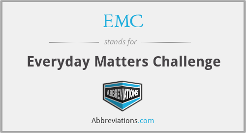 EMC - Everyday Matters Challenge