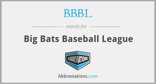 BBBL - Big Bats Baseball League
