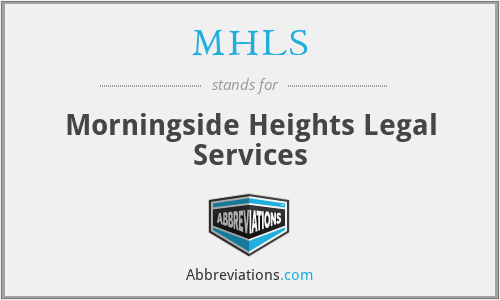 MHLS - Morningside Heights Legal Services