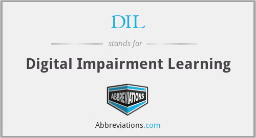 DIL - Digital Impairment Learning