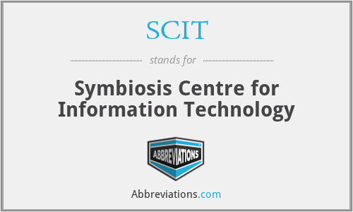 SCIT - Symbiosis Centre for Information Technology
