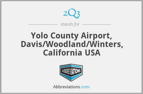 2Q3 - Yolo County Airport, Davis/Woodland/Winters, California USA