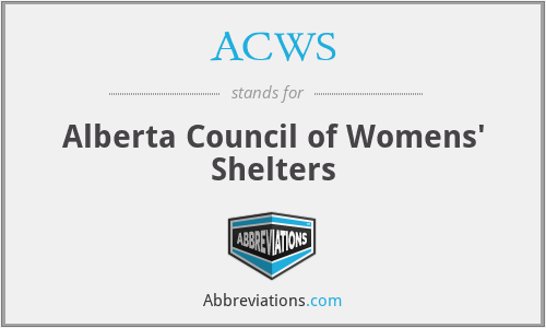 ACWS - Alberta Council of Womens' Shelters