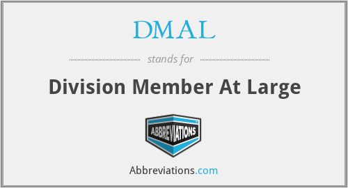DMAL - Division Member At Large