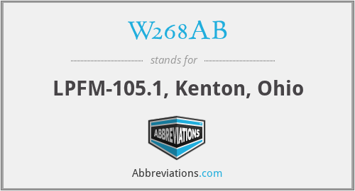 W268AB - LPFM-105.1, Kenton, Ohio