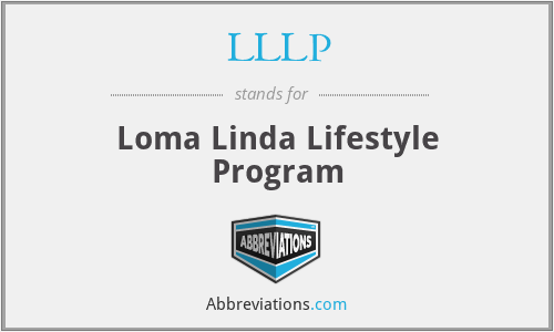 LLLP - Loma Linda Lifestyle Program