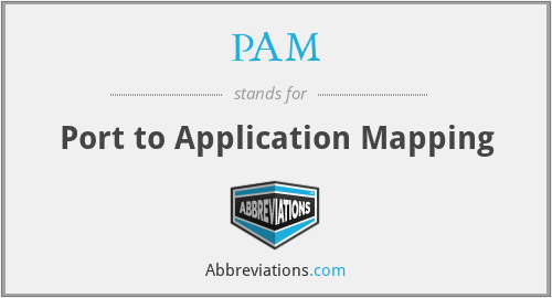 PAM - Port to Application Mapping