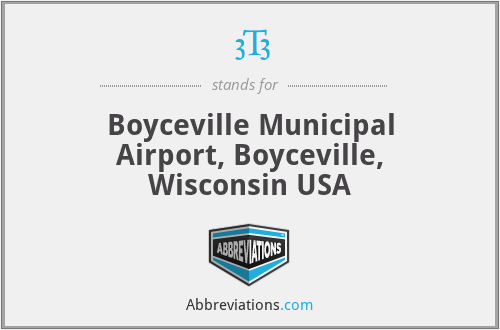 3T3 - Boyceville Municipal Airport, Boyceville, Wisconsin USA