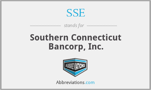 SSE - Southern Connecticut Bancorp, Inc.