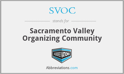 SVOC - Sacramento Valley Organizing Community