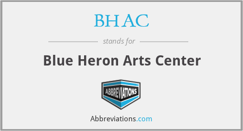 BHAC - Blue Heron Arts Center