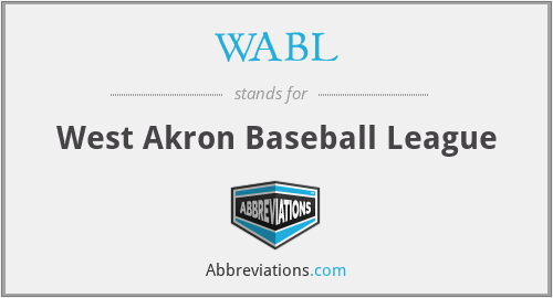 WABL - West Akron Baseball League