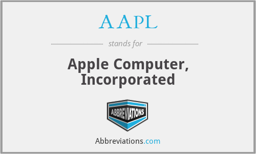 AAPL - Apple Computer, Incorporated