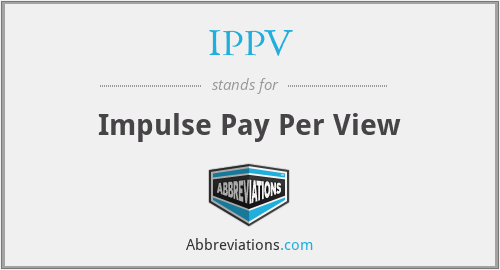IPPV - Impulse Pay Per View