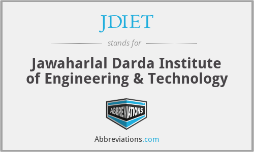 JDIET - Jawaharlal Darda Institute of Engineering & Technology