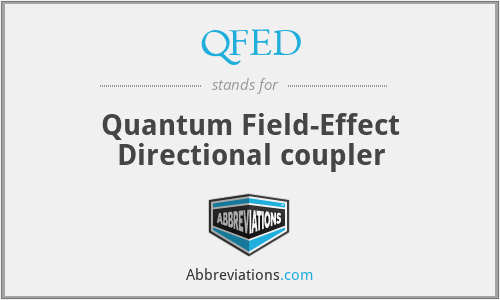 QFED - Quantum Field-Effect Directional coupler