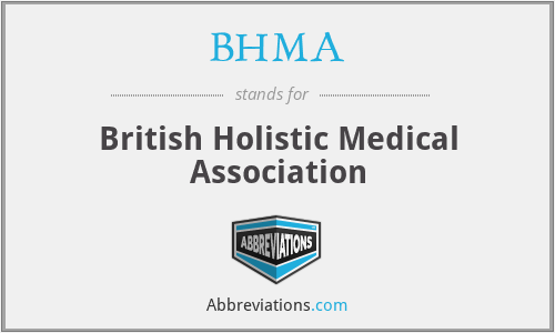 BHMA - British Holistic Medical Association
