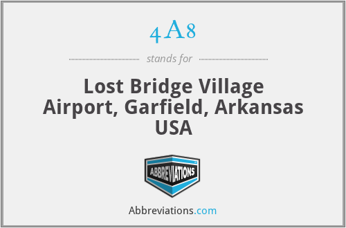 4A8 - Lost Bridge Village Airport, Garfield, Arkansas USA