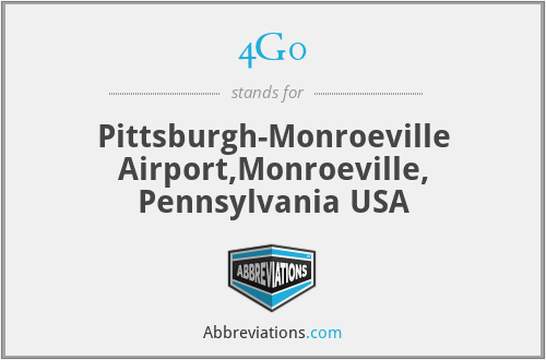 4G0 - Pittsburgh-Monroeville Airport,Monroeville, Pennsylvania USA