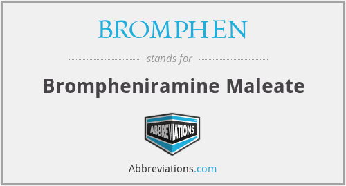 BROMPHEN - Brompheniramine Maleate