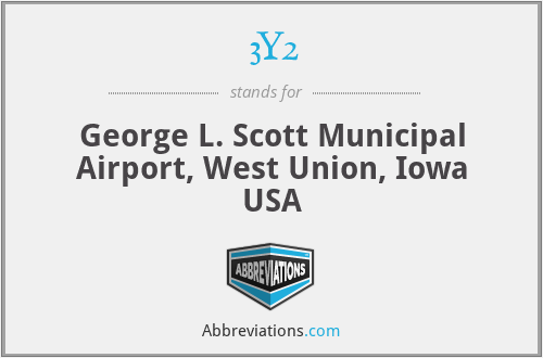 3Y2 - George L. Scott Municipal Airport, West Union, Iowa USA
