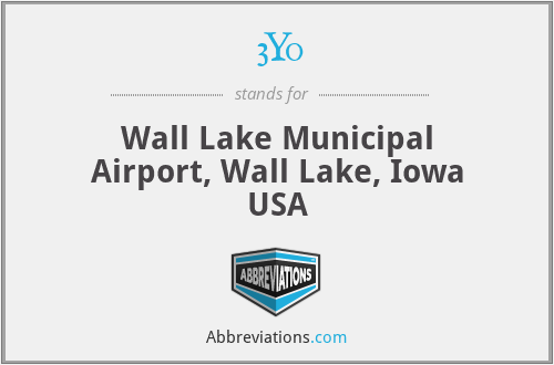 3Y0 - Wall Lake Municipal Airport, Wall Lake, Iowa USA